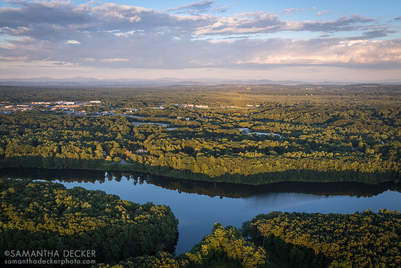 Loughberry Lake and Wilton from Above, 2015