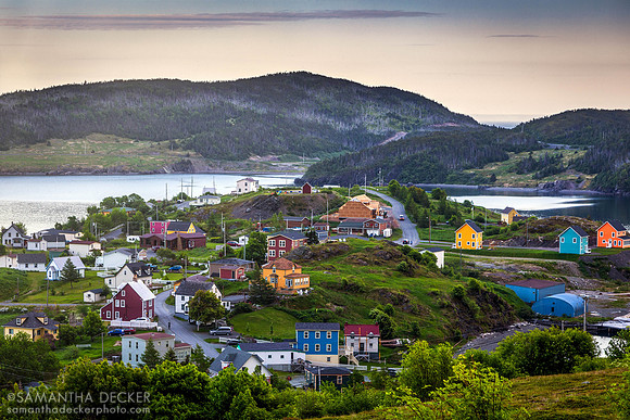 The View of Trinity from Gun Hill, Newfoundland