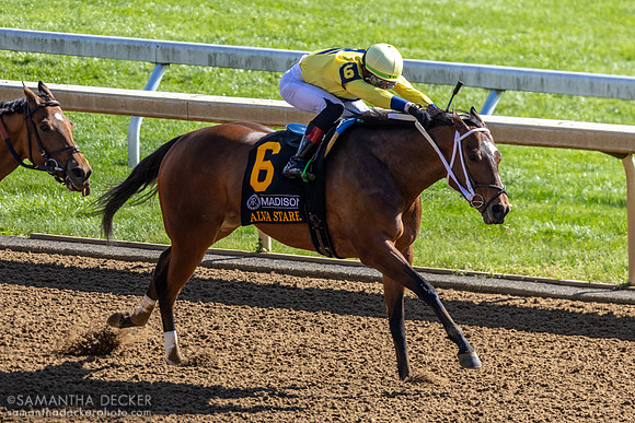 Alva Starr wins the Grade I Madison Stakes at Keeneland