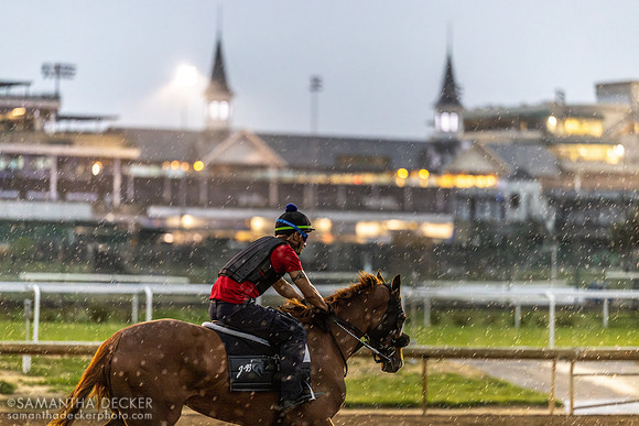 Morning works at Churchill Downs