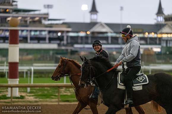 Morning works at Churchill Downs