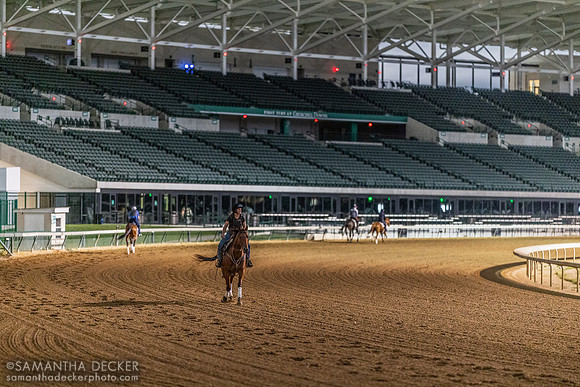 Morning works at Churchill Downs