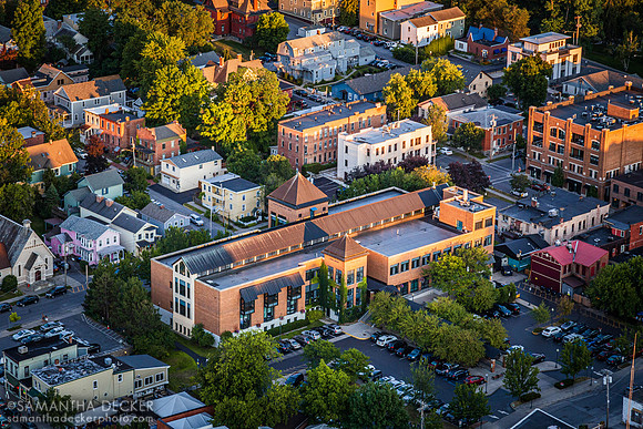 Saratoga Springs Public Library from Above