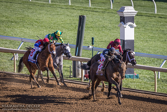 Sierra Leone wins the Grade I Blue Grass Stakes at Keeneland
