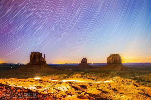 Monument Valley at Night