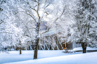 Tang Museum in Winter, Skidmore College, Saratoga Springs, NY