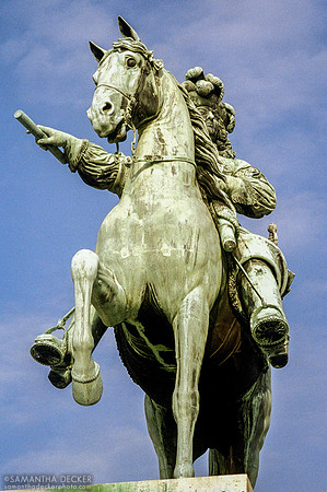 Statue de Louis XIV, Versailles, France, 2004