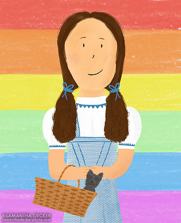 Judy as Dorothy Gale in "The Wizard of Oz" (1939)