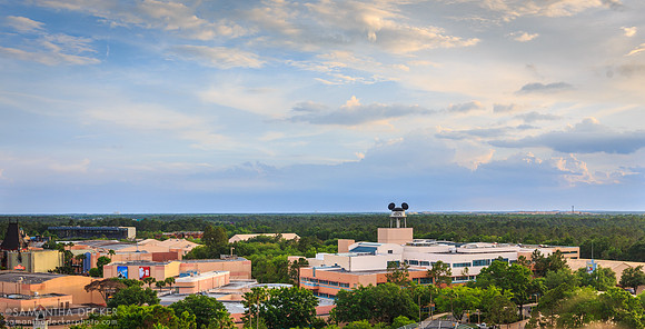 View of Disney's Hollywood Studios from Twilight Zone Tower of Terror