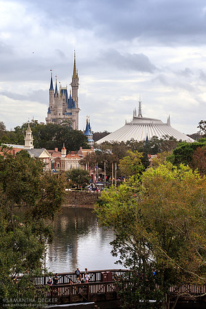 View from Splash Mountain, Magic Kingdom, Walt Disney World