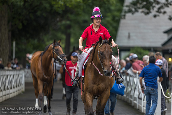 Pony rider Lorna Chavez