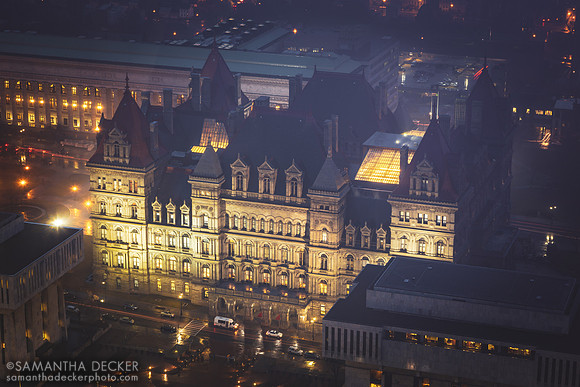 New York State Capitol from Above