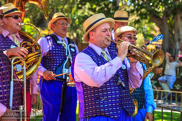 Band Playing in New Orleans Square, Disneyland Park