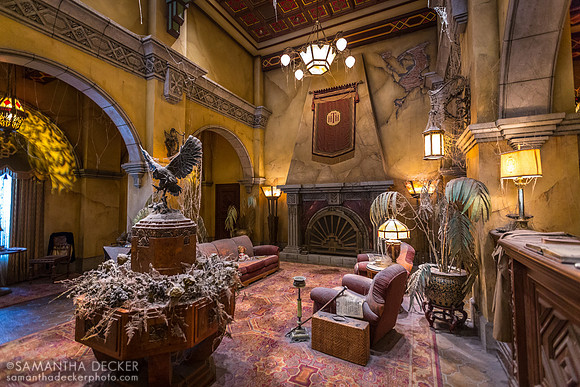 Hollywood Tower Hotel Lobby, Disney's California Adventure