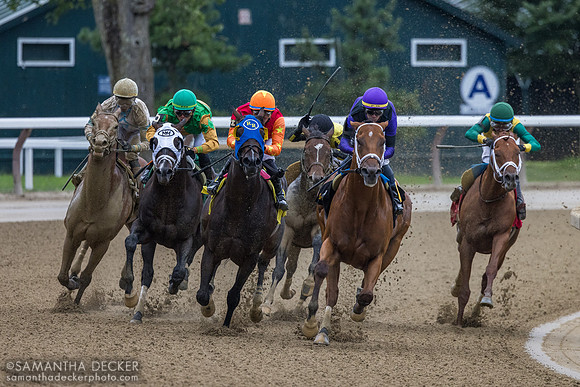 Looms Boldly wins the John Morrissey H.