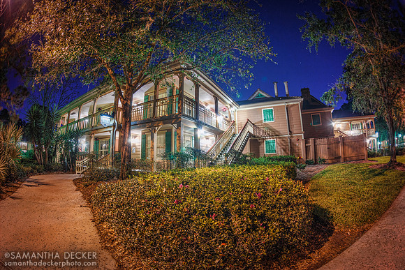 Disney's Port Orleans Riverside Resort By Night
