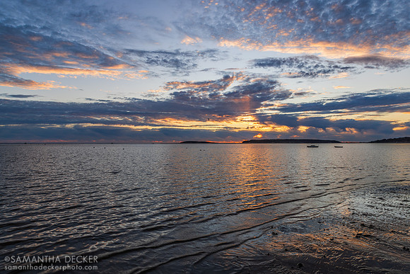 Last sunset of 2024 at Mayo Beach, Wellfleet, MA