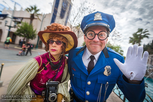 Phiphi Francis and Officer Blue, Disney's California Adventure