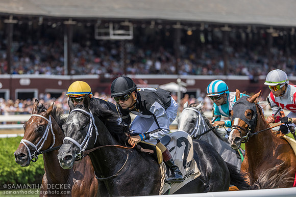 Past the wire for the first time in R5