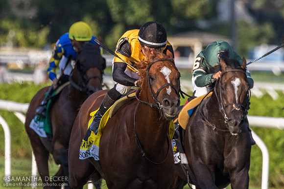 Carson's Run wins the Saratoga Derby
