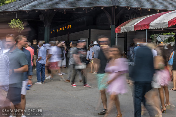 Long exposure crowds