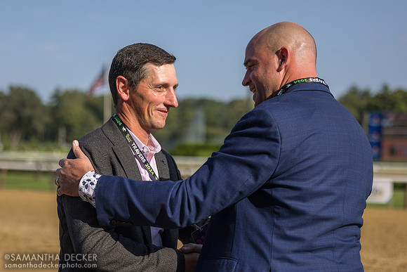 Phil Bauer congratulates Rodolphe Brisset
