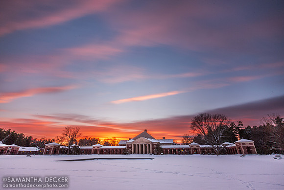 Sunset at Saratoga Spa State Park