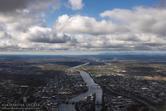Troy, NY from above, 2025
