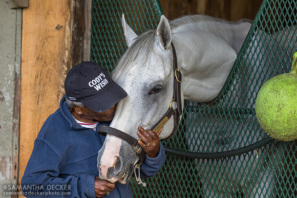 Erma Scott with Arthur's Ride