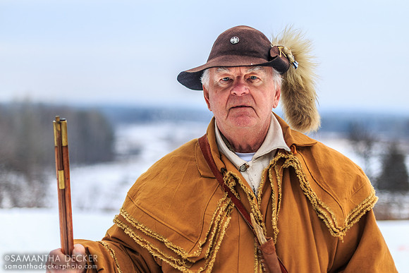 Portrait of a Reenactor, Frost Faire, Saratoga Battlefield, 2015
