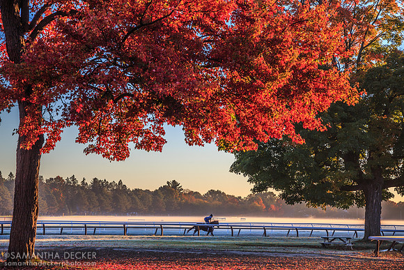 Morning Workout Under the Fall Foliage