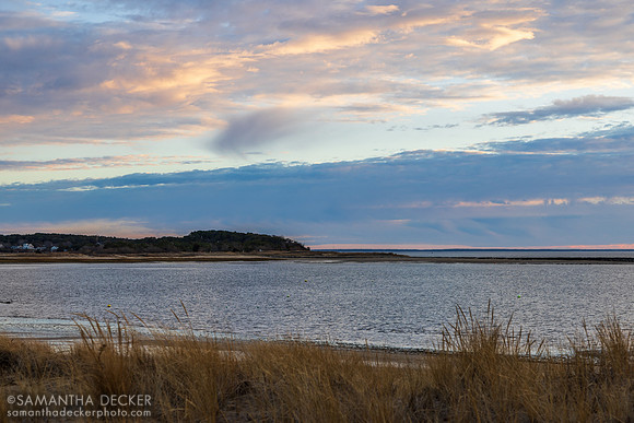 Last sunset of 2024 at Mayo Beach, Wellfleet, MA