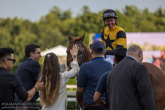 Carson's Run wins the Saratoga Derby