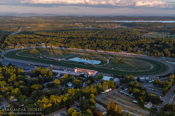 Saratoga Race Course from Above