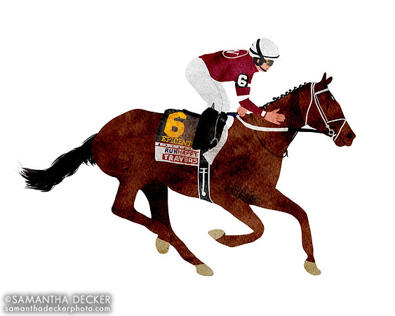 Epicenter winning the Grade I Travers Stakes at Saratoga