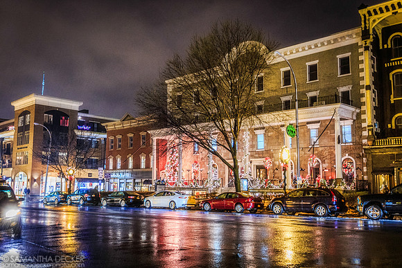 A Rainy Evening in Saratoga Springs