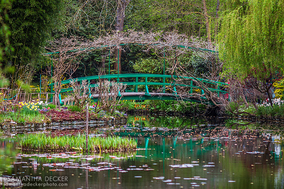 Japanese Bridge, Gardens of Claude Monet, Giverny, France