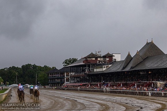 Racing under ominous skies, 2024 meet