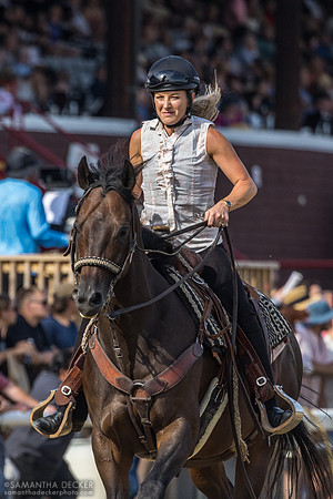 Maggie Wolfendale on her pony