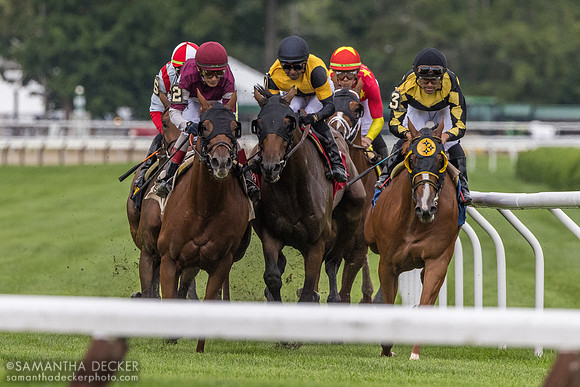 Down the backstretch in R2