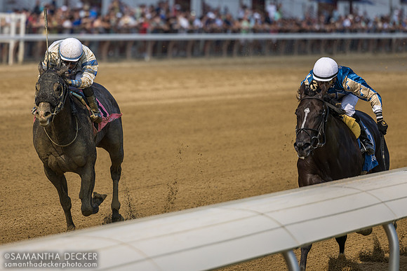 McDiesel and Iron Max battle down the stretch in R6